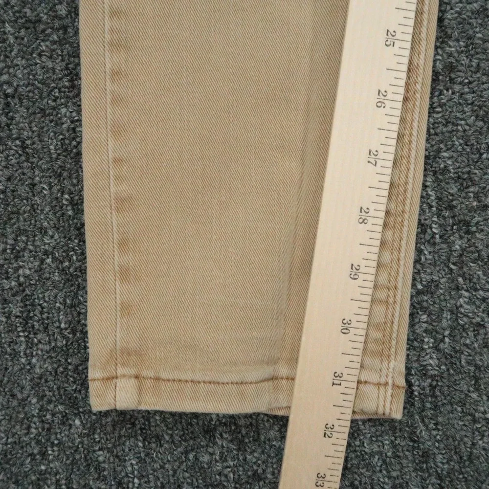 Mott & Bow Jeans Mens 31x32 Beige Skinny 5 Pocket Stretch Denim *